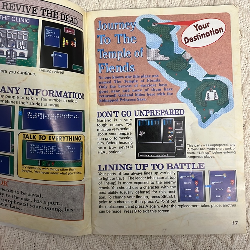 VTG Final fantasy explorers handbook VINTAGE nintendo - Picture 3 of 5